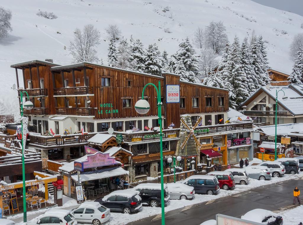 Hotel Le Cairn Les Deux Alpes Exteriör bild