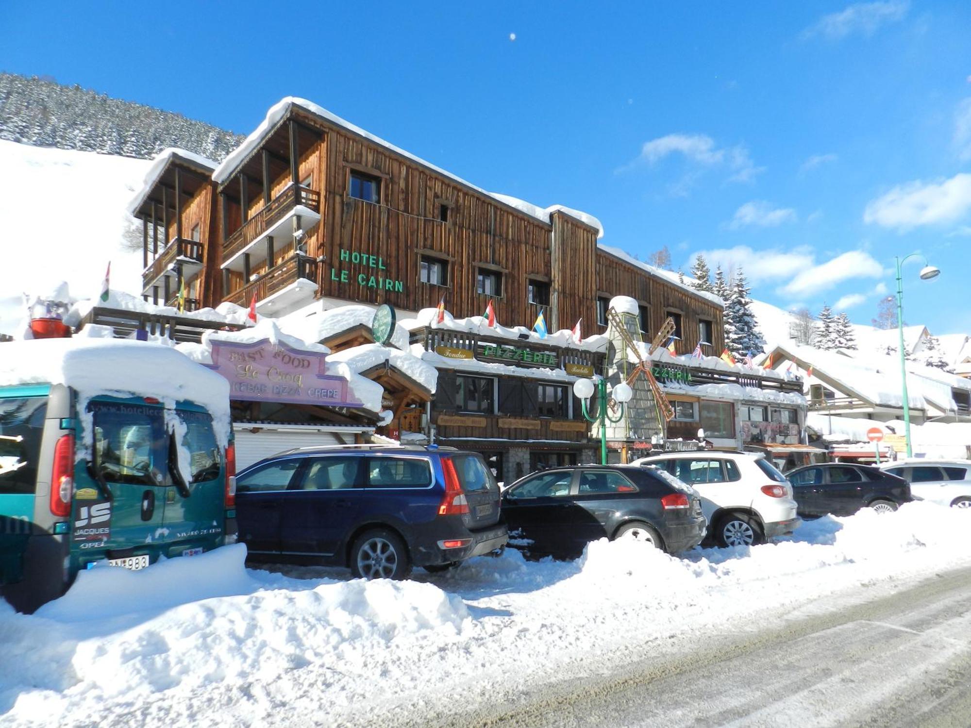 Hotel Le Cairn Les Deux Alpes Exteriör bild