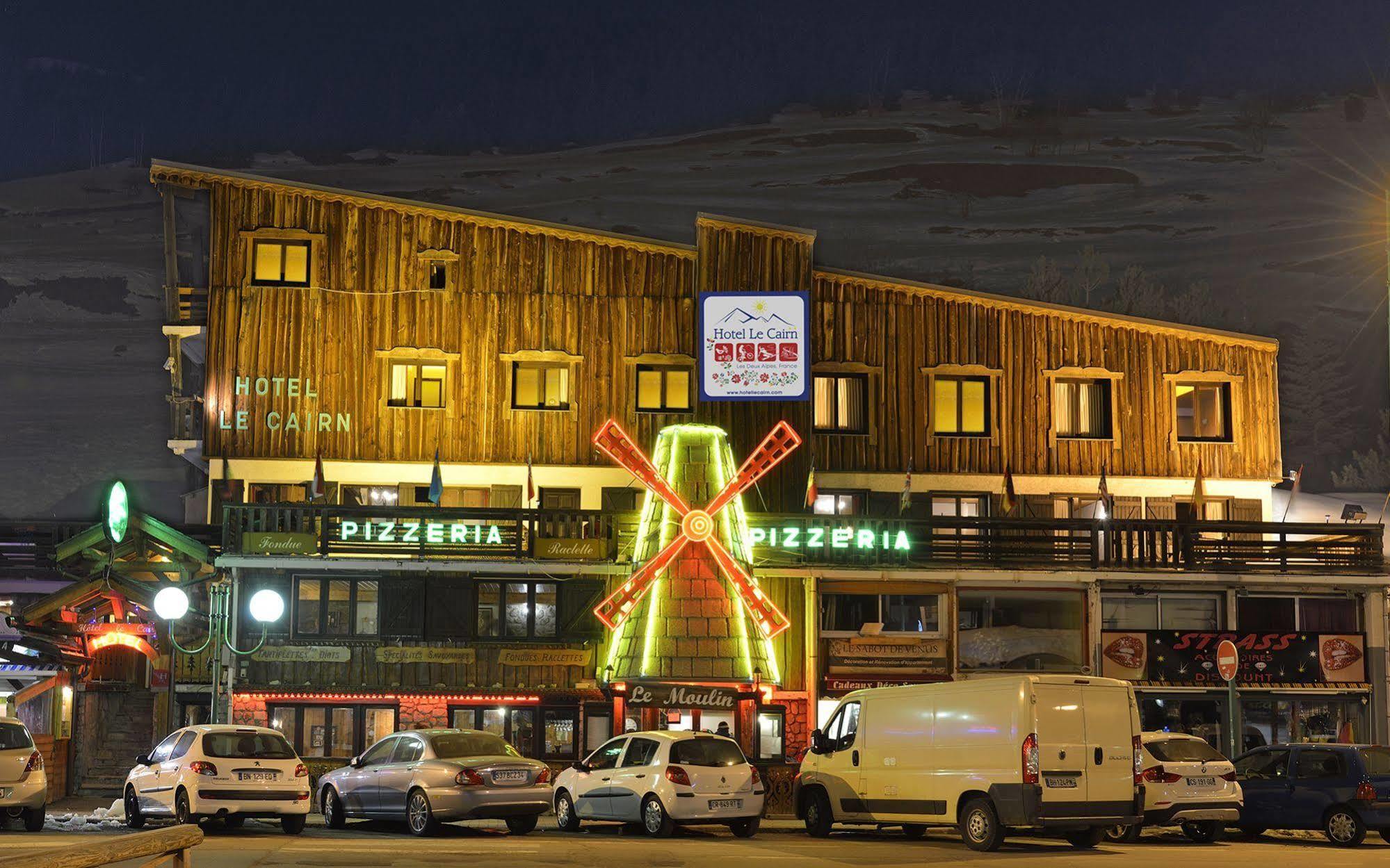 Hotel Le Cairn Les Deux Alpes Exteriör bild