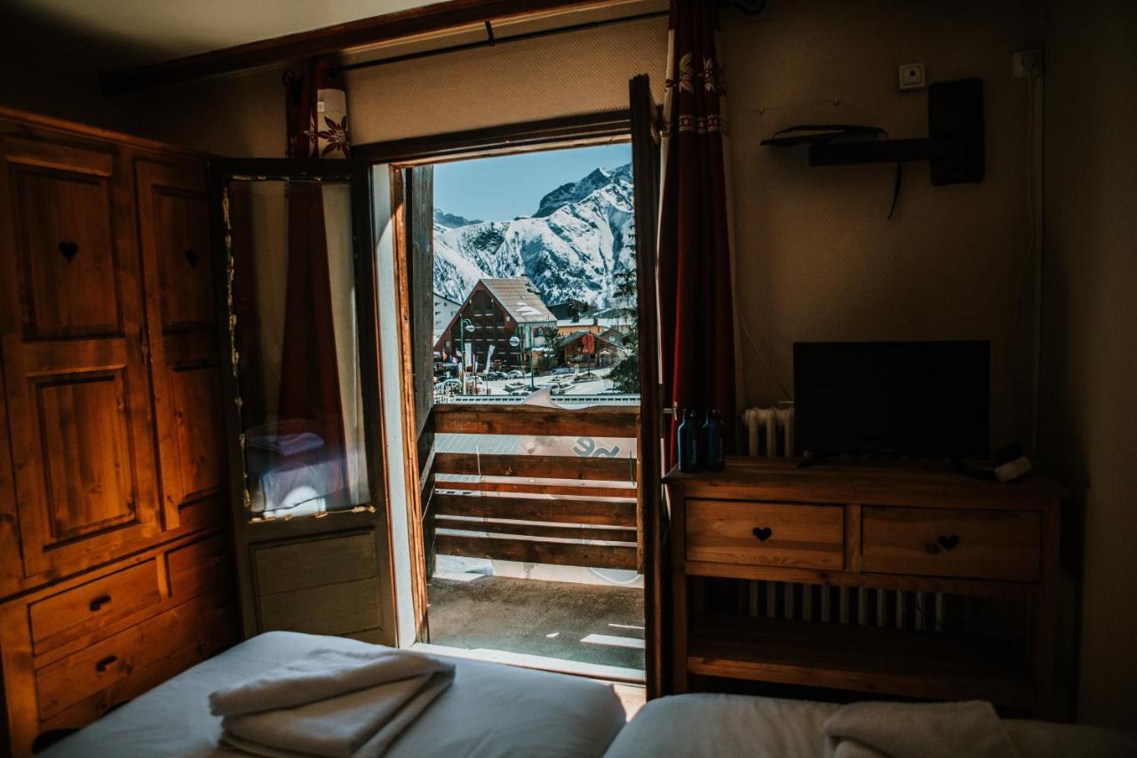 Hotel Le Cairn Les Deux Alpes Exteriör bild